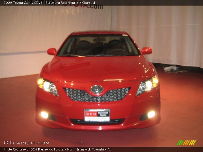 Barcelona Red Metallic / Charcoal 2009 Toyota Camry SE V6
