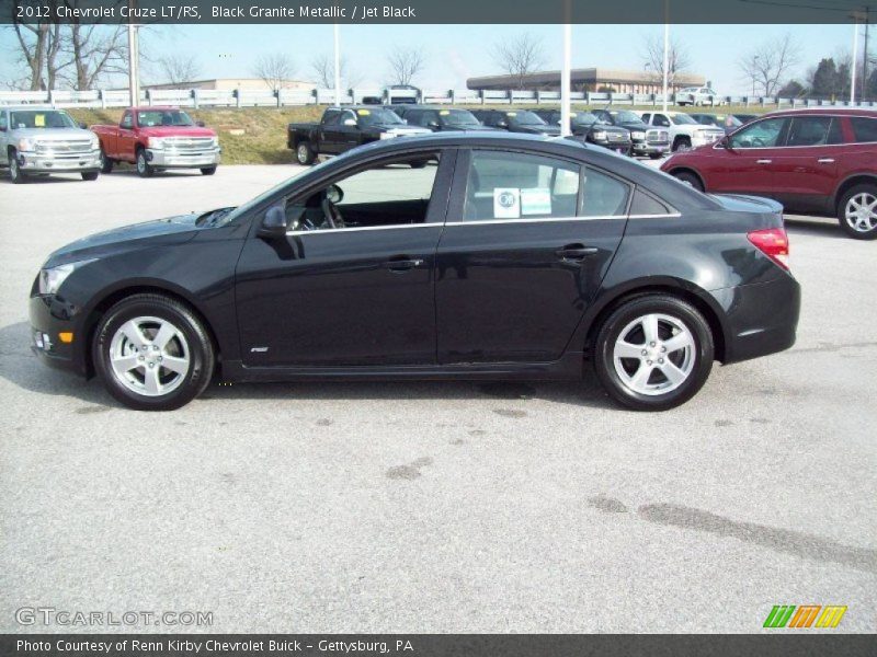 Black Granite Metallic / Jet Black 2012 Chevrolet Cruze LT/RS