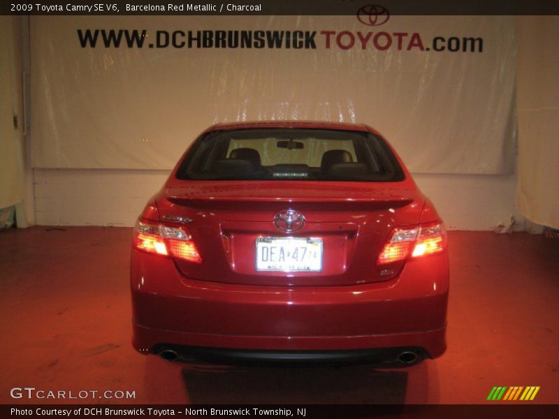 Barcelona Red Metallic / Charcoal 2009 Toyota Camry SE V6