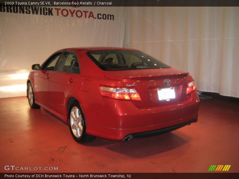 Barcelona Red Metallic / Charcoal 2009 Toyota Camry SE V6