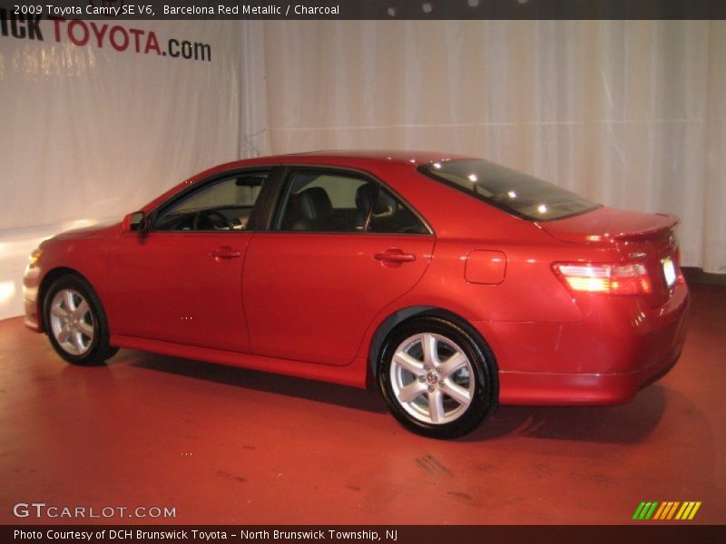 Barcelona Red Metallic / Charcoal 2009 Toyota Camry SE V6