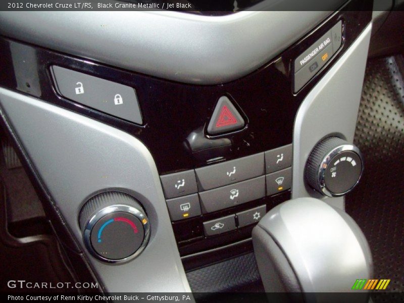 Black Granite Metallic / Jet Black 2012 Chevrolet Cruze LT/RS