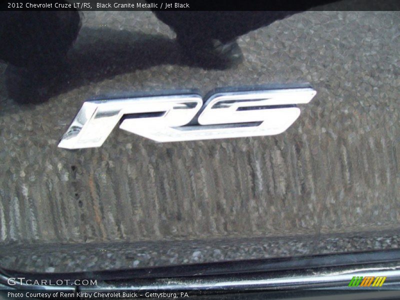 Black Granite Metallic / Jet Black 2012 Chevrolet Cruze LT/RS