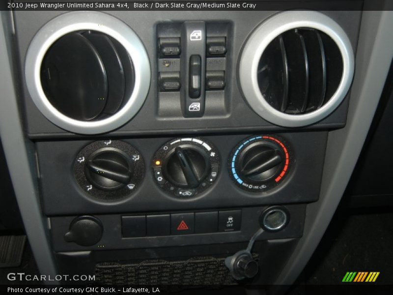 Black / Dark Slate Gray/Medium Slate Gray 2010 Jeep Wrangler Unlimited Sahara 4x4