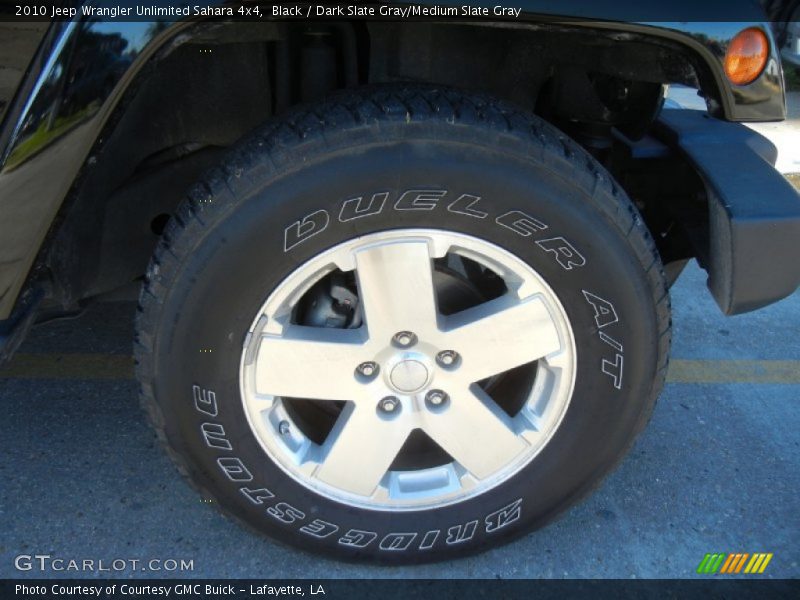 Black / Dark Slate Gray/Medium Slate Gray 2010 Jeep Wrangler Unlimited Sahara 4x4