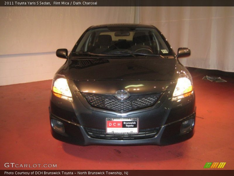 Flint Mica / Dark Charcoal 2011 Toyota Yaris S Sedan