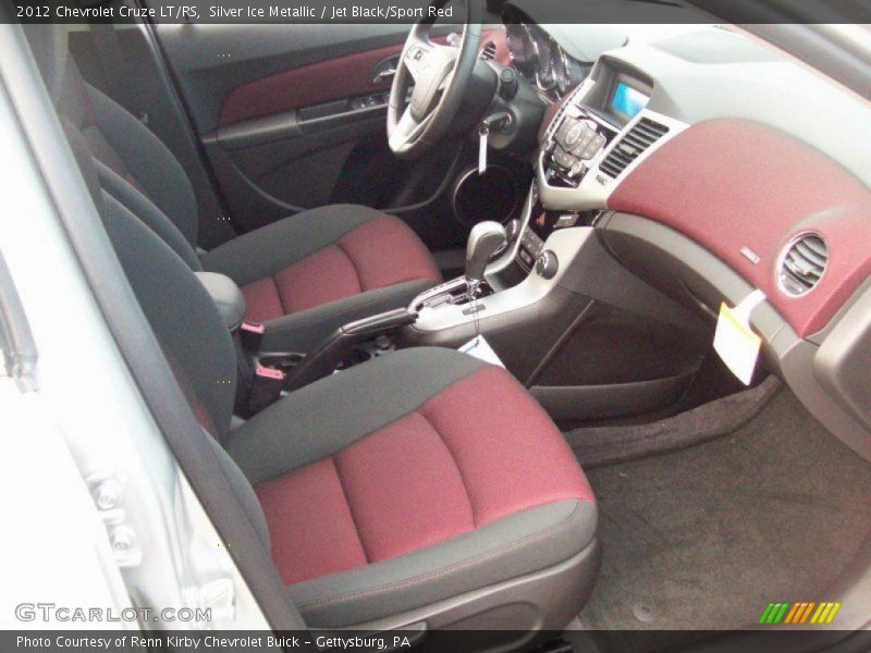  2012 Cruze LT/RS Jet Black/Sport Red Interior