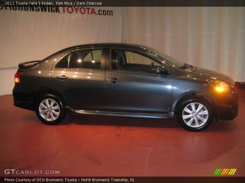 Flint Mica / Dark Charcoal 2011 Toyota Yaris S Sedan