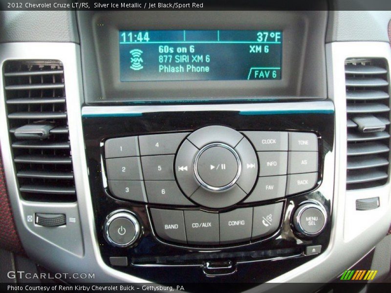 Controls of 2012 Cruze LT/RS