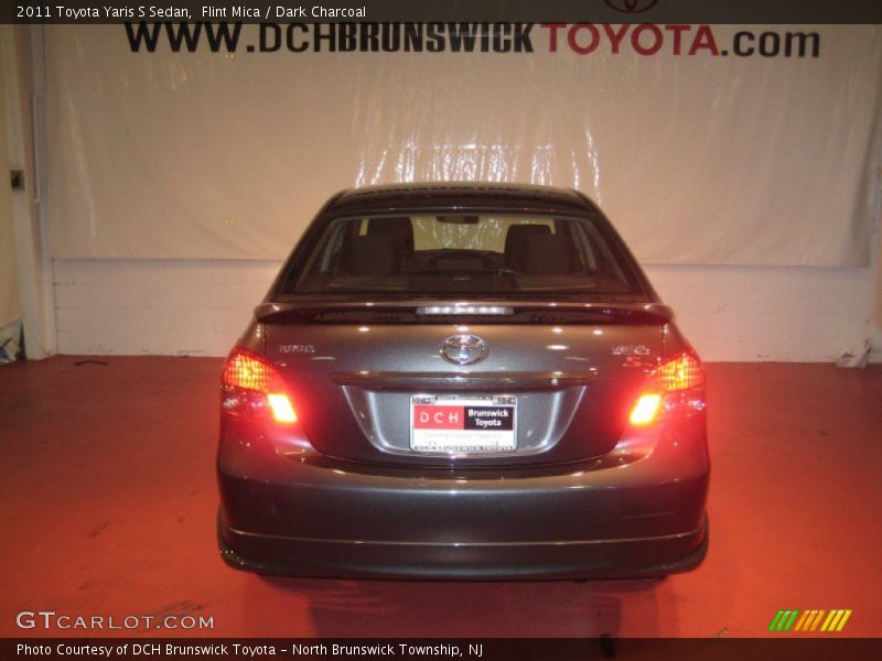 Flint Mica / Dark Charcoal 2011 Toyota Yaris S Sedan