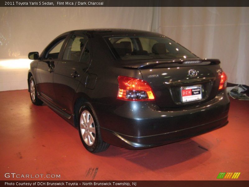 Flint Mica / Dark Charcoal 2011 Toyota Yaris S Sedan