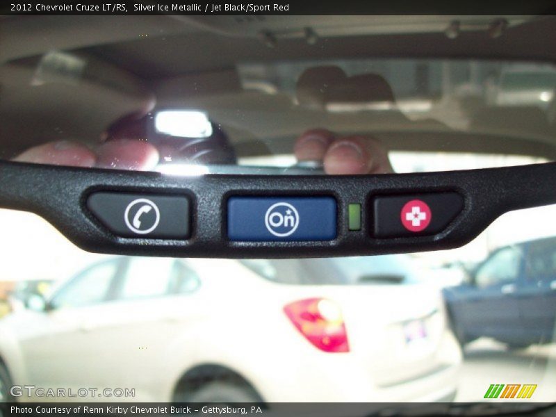 Silver Ice Metallic / Jet Black/Sport Red 2012 Chevrolet Cruze LT/RS