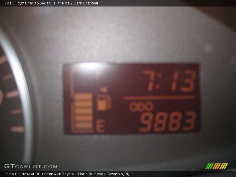 Flint Mica / Dark Charcoal 2011 Toyota Yaris S Sedan