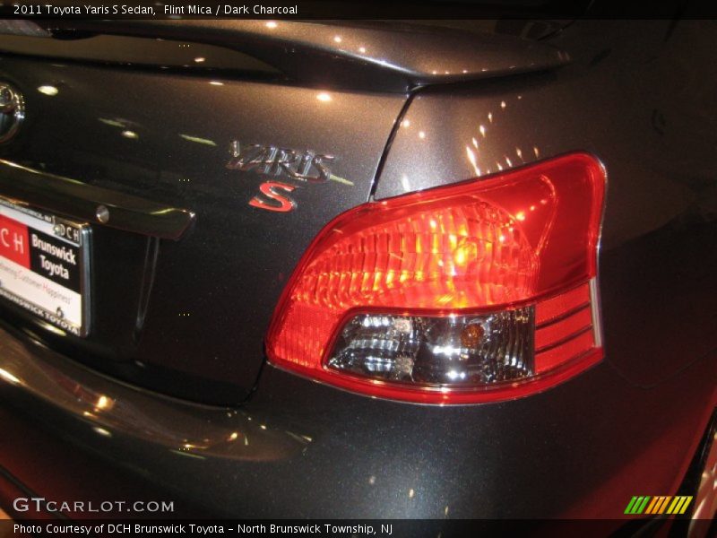 Flint Mica / Dark Charcoal 2011 Toyota Yaris S Sedan