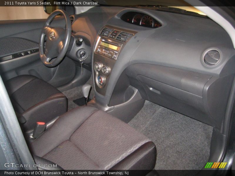 Flint Mica / Dark Charcoal 2011 Toyota Yaris S Sedan