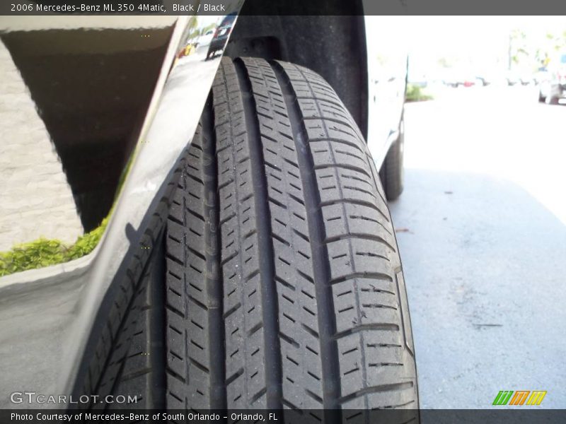 Black / Black 2006 Mercedes-Benz ML 350 4Matic