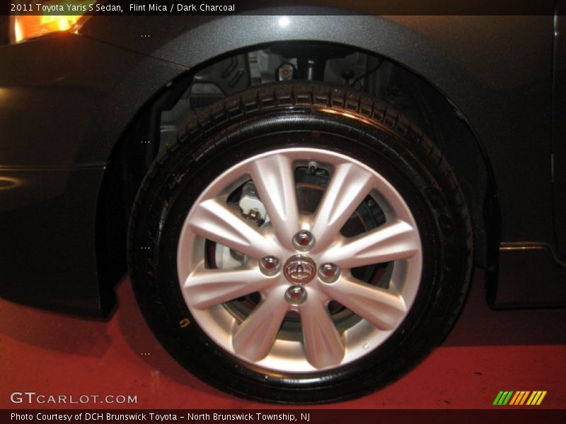 Flint Mica / Dark Charcoal 2011 Toyota Yaris S Sedan