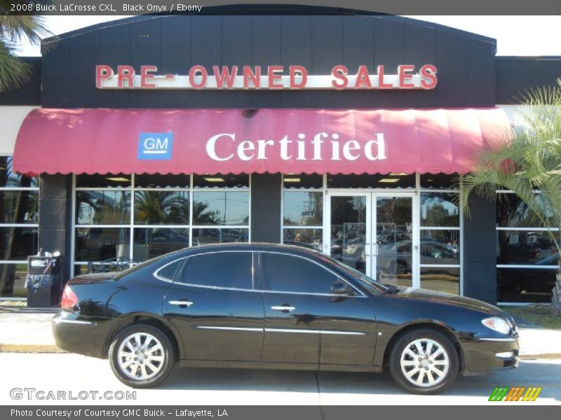 Black Onyx / Ebony 2008 Buick LaCrosse CXL