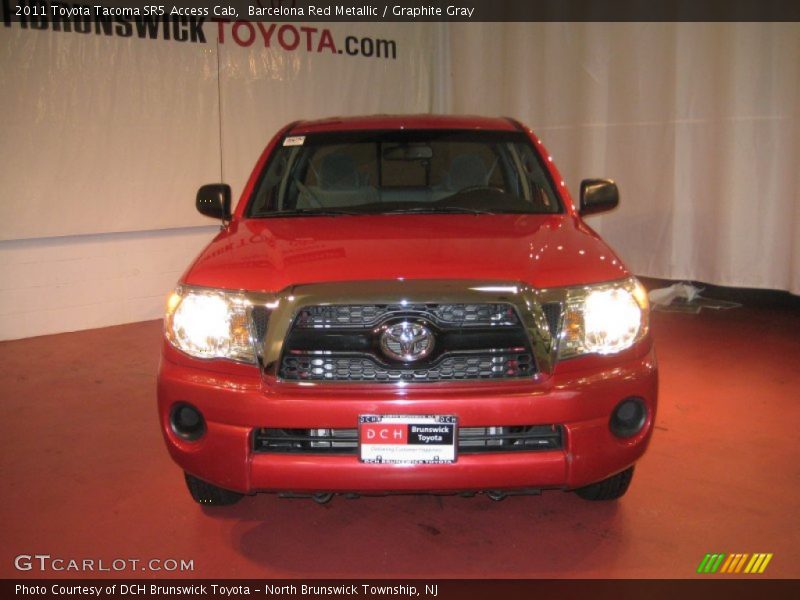 Barcelona Red Metallic / Graphite Gray 2011 Toyota Tacoma SR5 Access Cab