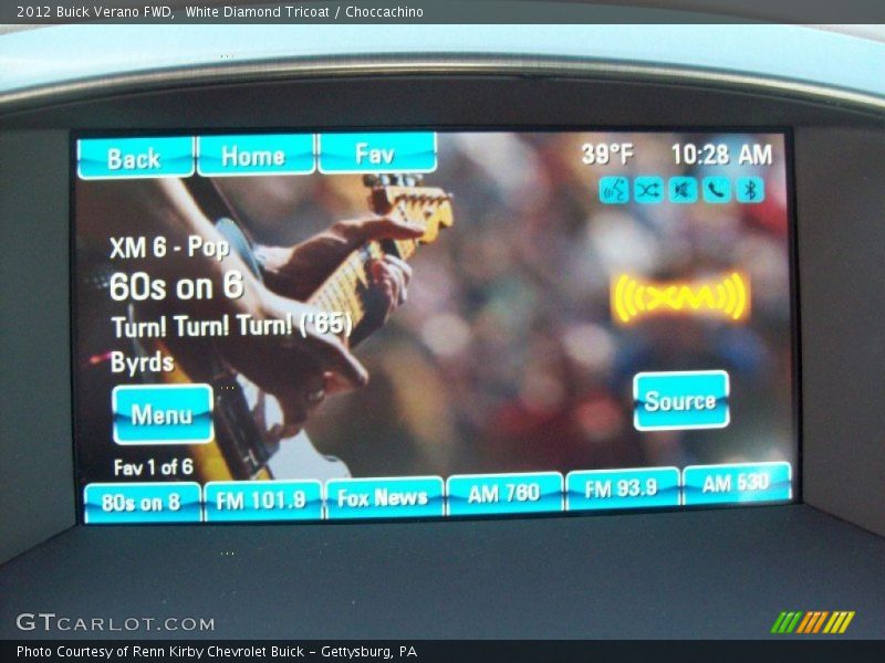 White Diamond Tricoat / Choccachino 2012 Buick Verano FWD