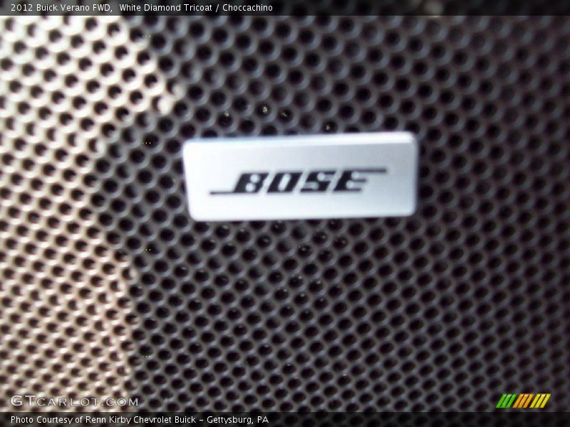 White Diamond Tricoat / Choccachino 2012 Buick Verano FWD