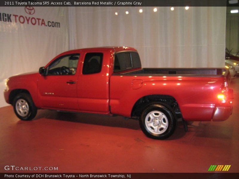 Barcelona Red Metallic / Graphite Gray 2011 Toyota Tacoma SR5 Access Cab