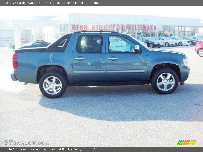Blue Granite Metallic / Ebony 2012 Chevrolet Avalanche LS 4x4