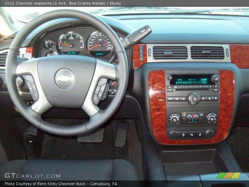 Blue Granite Metallic / Ebony 2012 Chevrolet Avalanche LS 4x4