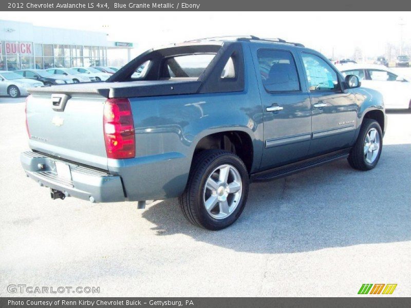 Blue Granite Metallic / Ebony 2012 Chevrolet Avalanche LS 4x4