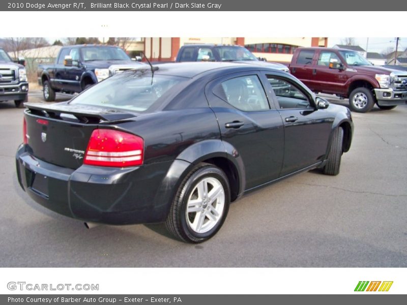 Brilliant Black Crystal Pearl / Dark Slate Gray 2010 Dodge Avenger R/T