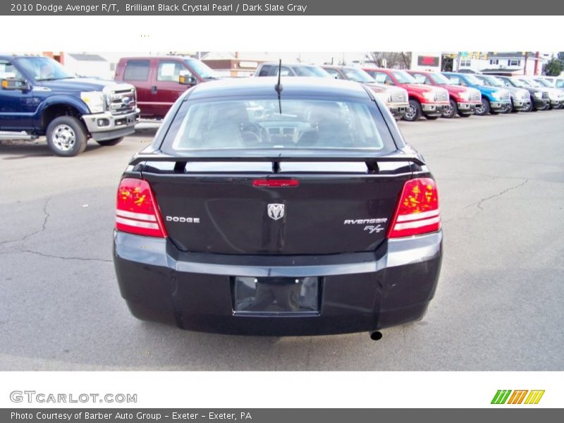 Brilliant Black Crystal Pearl / Dark Slate Gray 2010 Dodge Avenger R/T