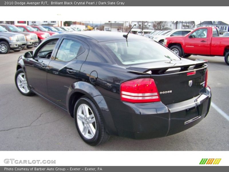 Brilliant Black Crystal Pearl / Dark Slate Gray 2010 Dodge Avenger R/T