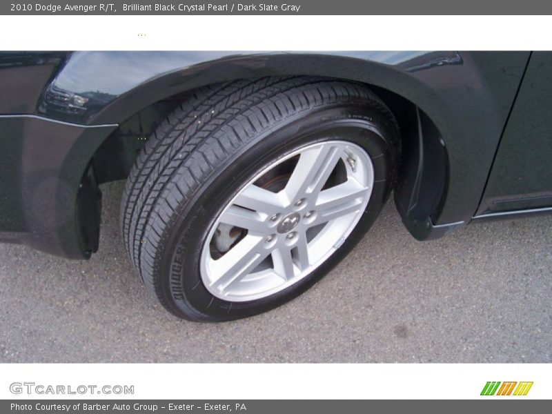 Brilliant Black Crystal Pearl / Dark Slate Gray 2010 Dodge Avenger R/T