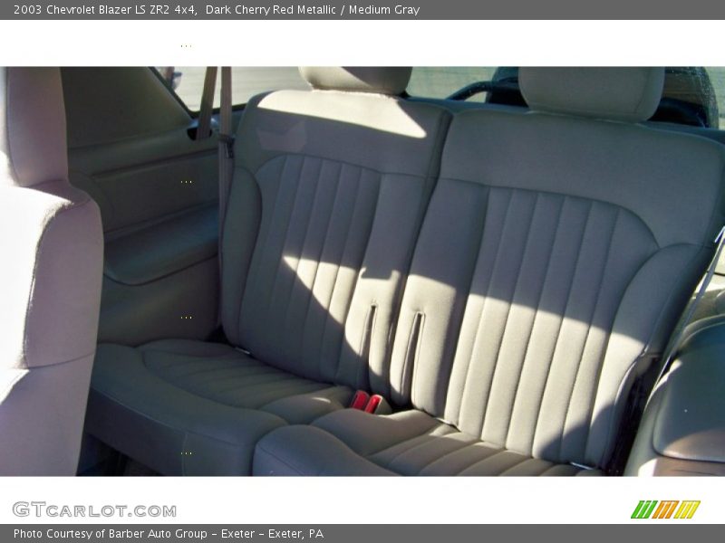 Dark Cherry Red Metallic / Medium Gray 2003 Chevrolet Blazer LS ZR2 4x4
