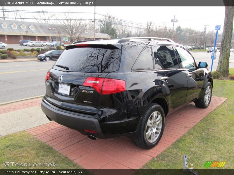 Formal Black / Taupe 2009 Acura MDX Technology