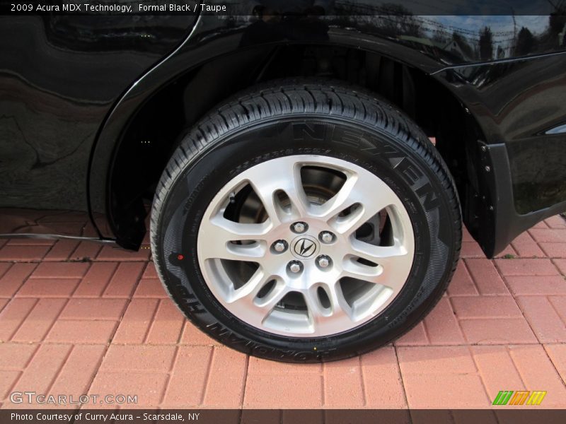 Formal Black / Taupe 2009 Acura MDX Technology
