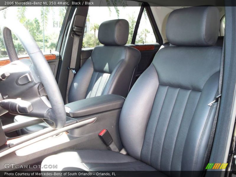 Black / Black 2006 Mercedes-Benz ML 350 4Matic