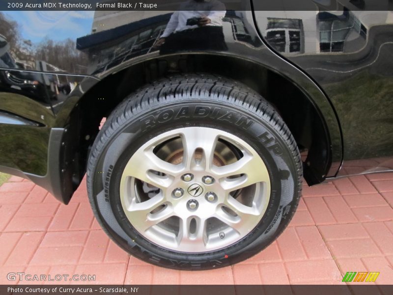 Formal Black / Taupe 2009 Acura MDX Technology
