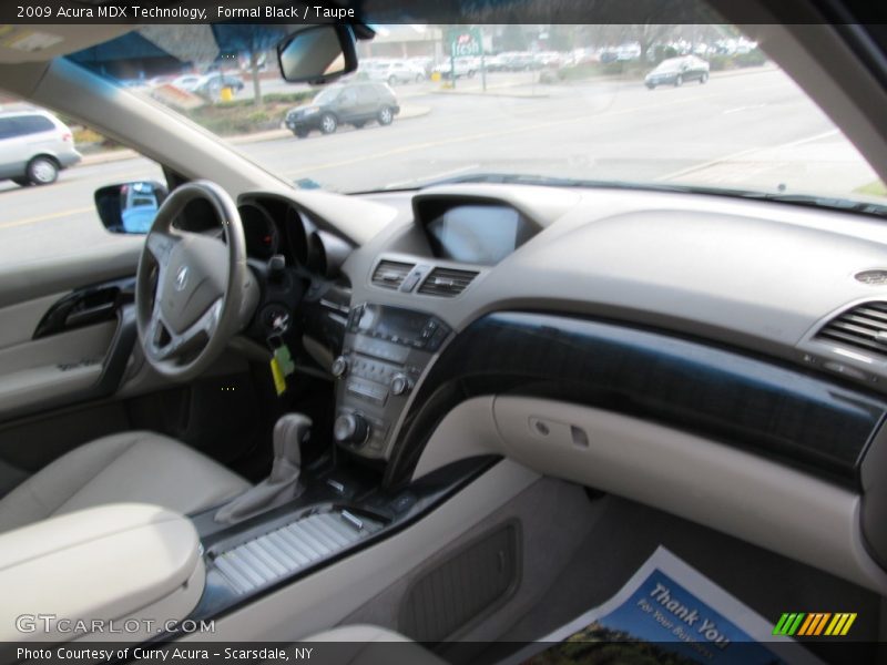 Formal Black / Taupe 2009 Acura MDX Technology