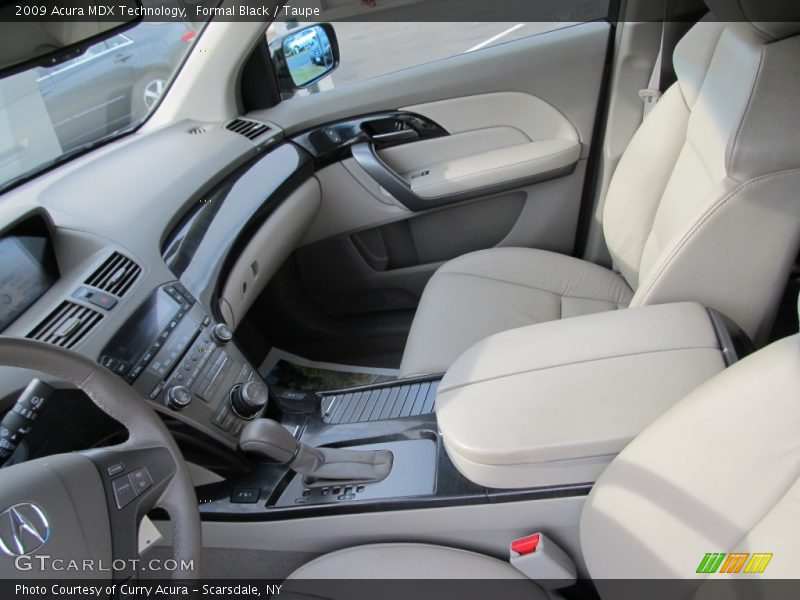 Formal Black / Taupe 2009 Acura MDX Technology