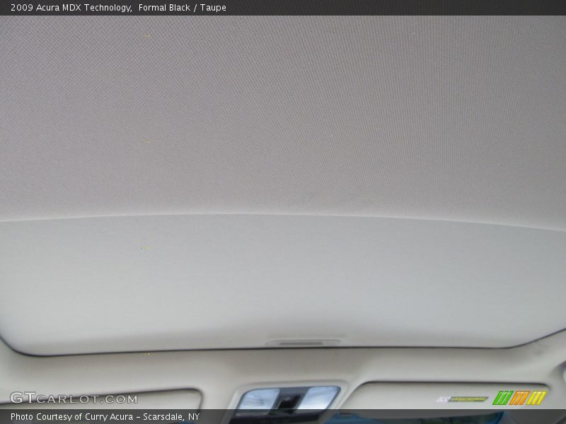 Formal Black / Taupe 2009 Acura MDX Technology