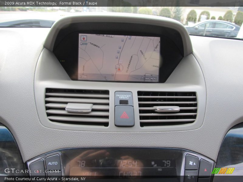 Formal Black / Taupe 2009 Acura MDX Technology