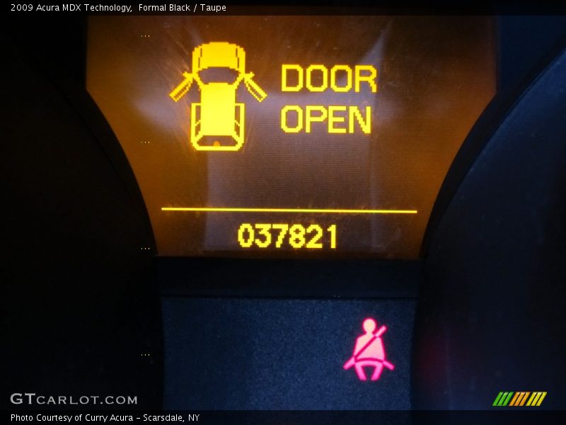 Formal Black / Taupe 2009 Acura MDX Technology