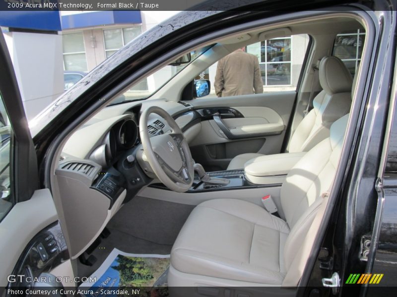 Formal Black / Taupe 2009 Acura MDX Technology