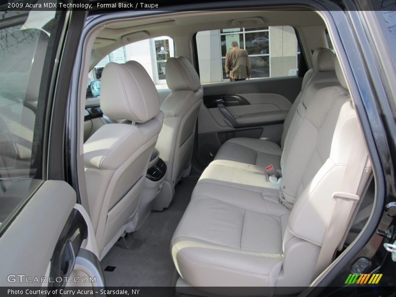 Formal Black / Taupe 2009 Acura MDX Technology