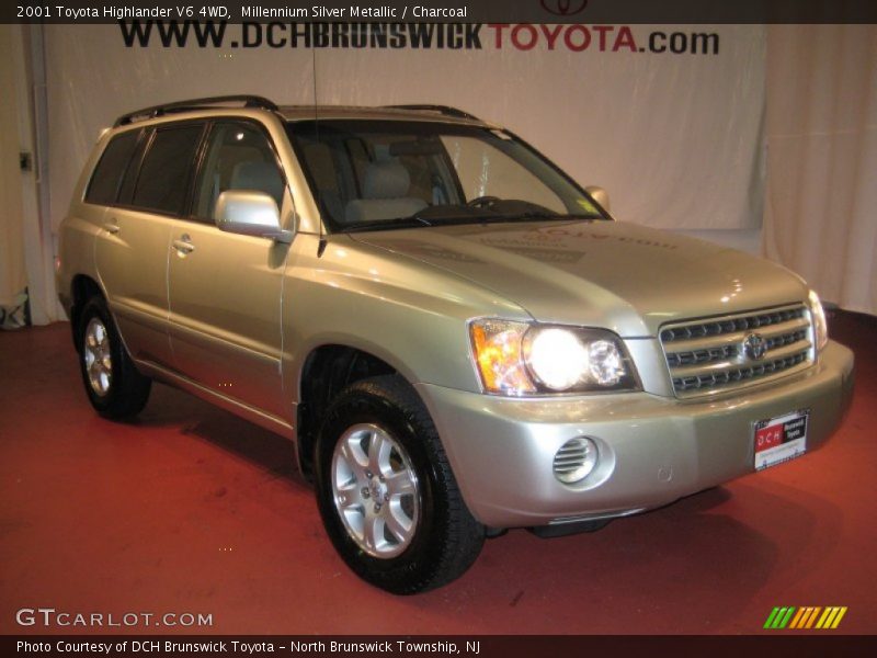 Millennium Silver Metallic / Charcoal 2001 Toyota Highlander V6 4WD