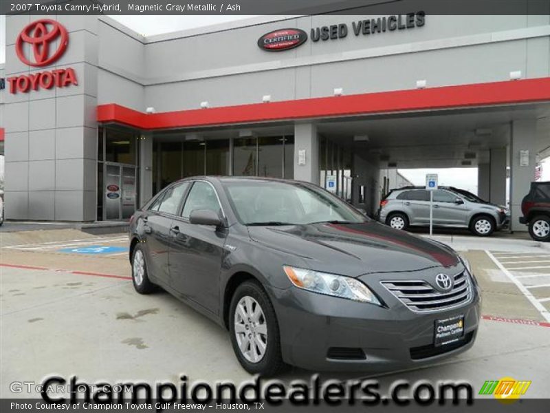 Magnetic Gray Metallic / Ash 2007 Toyota Camry Hybrid
