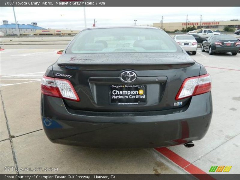Magnetic Gray Metallic / Ash 2007 Toyota Camry Hybrid