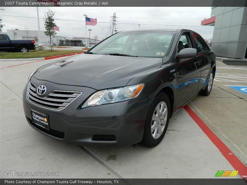 Magnetic Gray Metallic / Ash 2007 Toyota Camry Hybrid