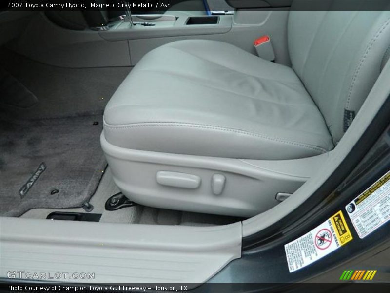 Magnetic Gray Metallic / Ash 2007 Toyota Camry Hybrid